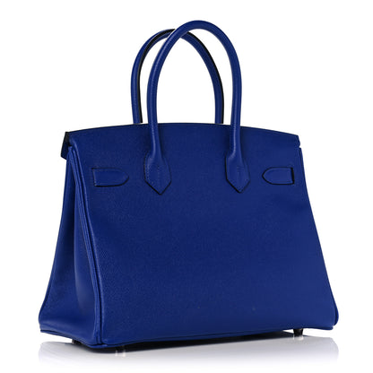 Hermes Epsom Birkin 30 Bleu Electrique 2 of 34