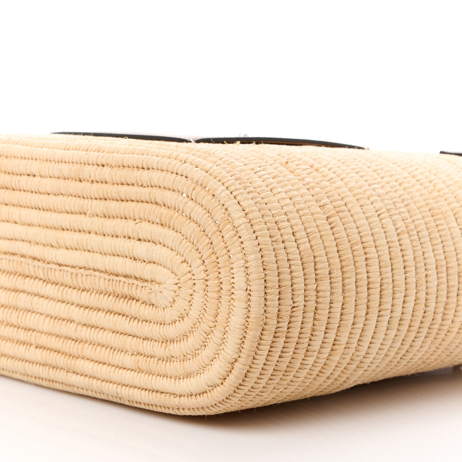 Loewe Raffia Small Square Basket Tote Bag Natural Tan 9 of 9