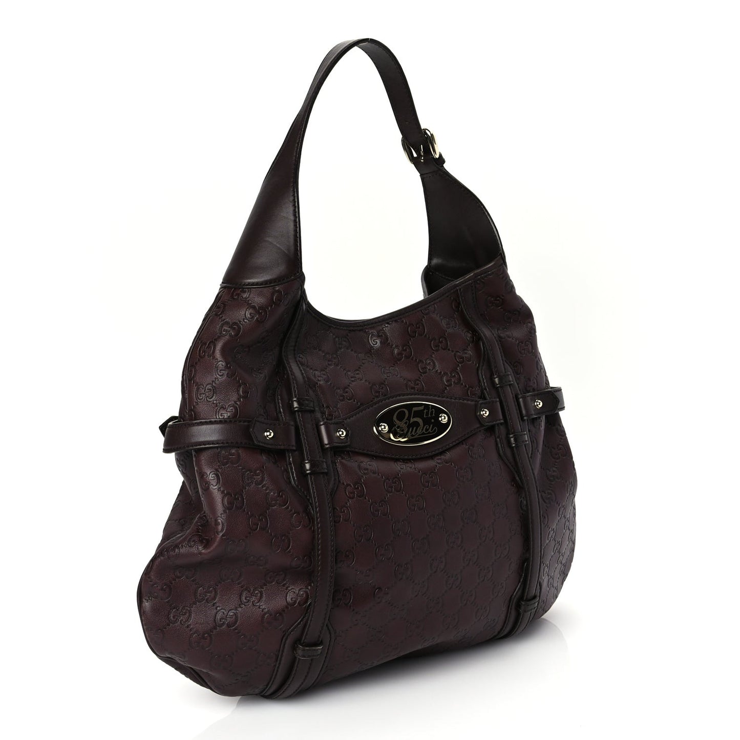 ssima 85th Anniversary Horsebit Hobo Burgundy
