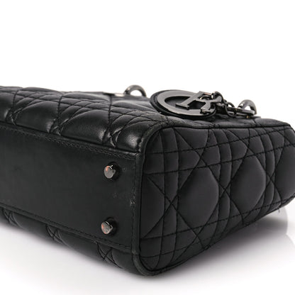 Christian Dior Lambskin Cannage Mini Lady Dior Black 8 of 8