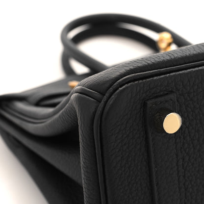 Hermes Togo Birkin 25 Black 9 of 12