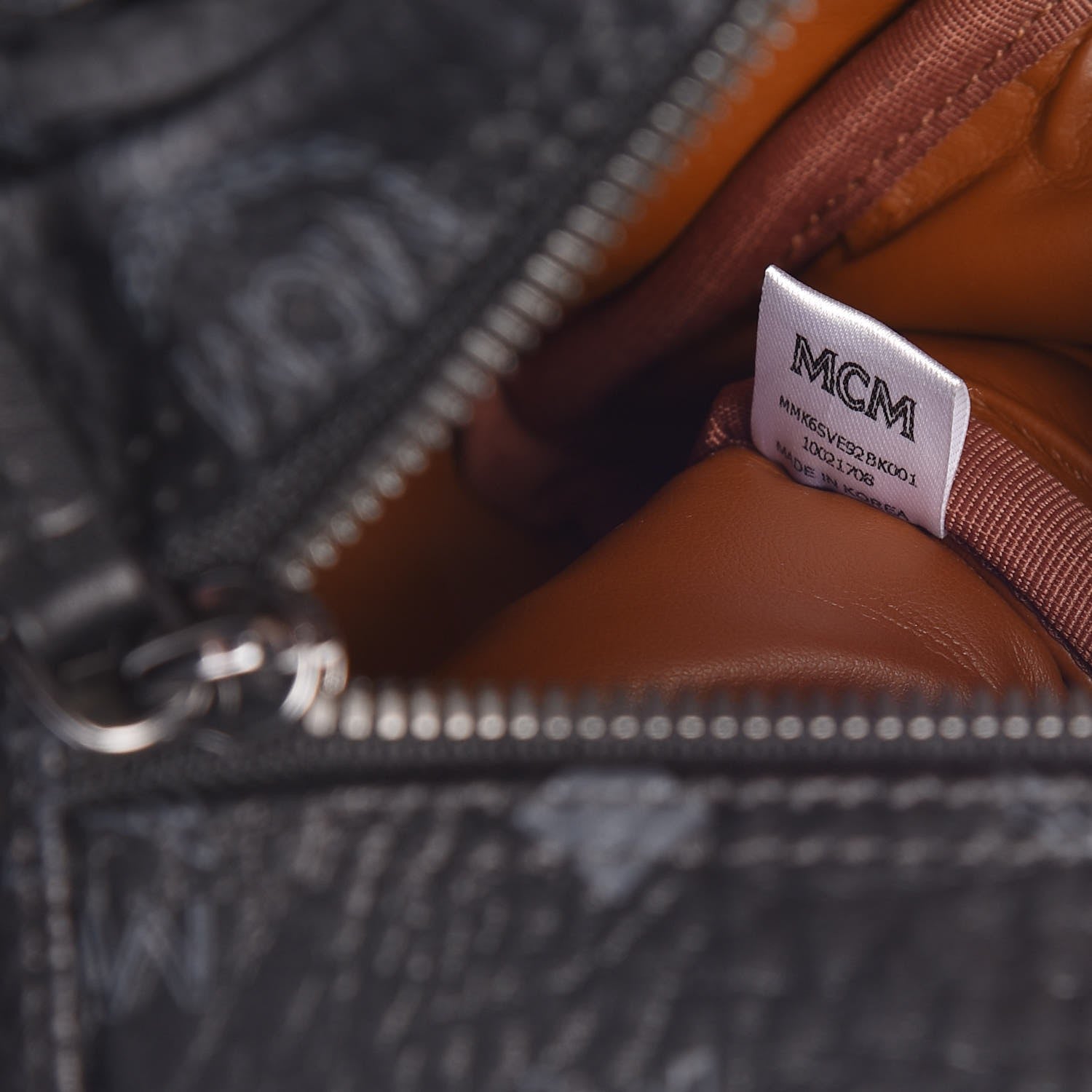 MCM Visetos Studded X-Mini Bebe Boo Backpack Black 9 of 10