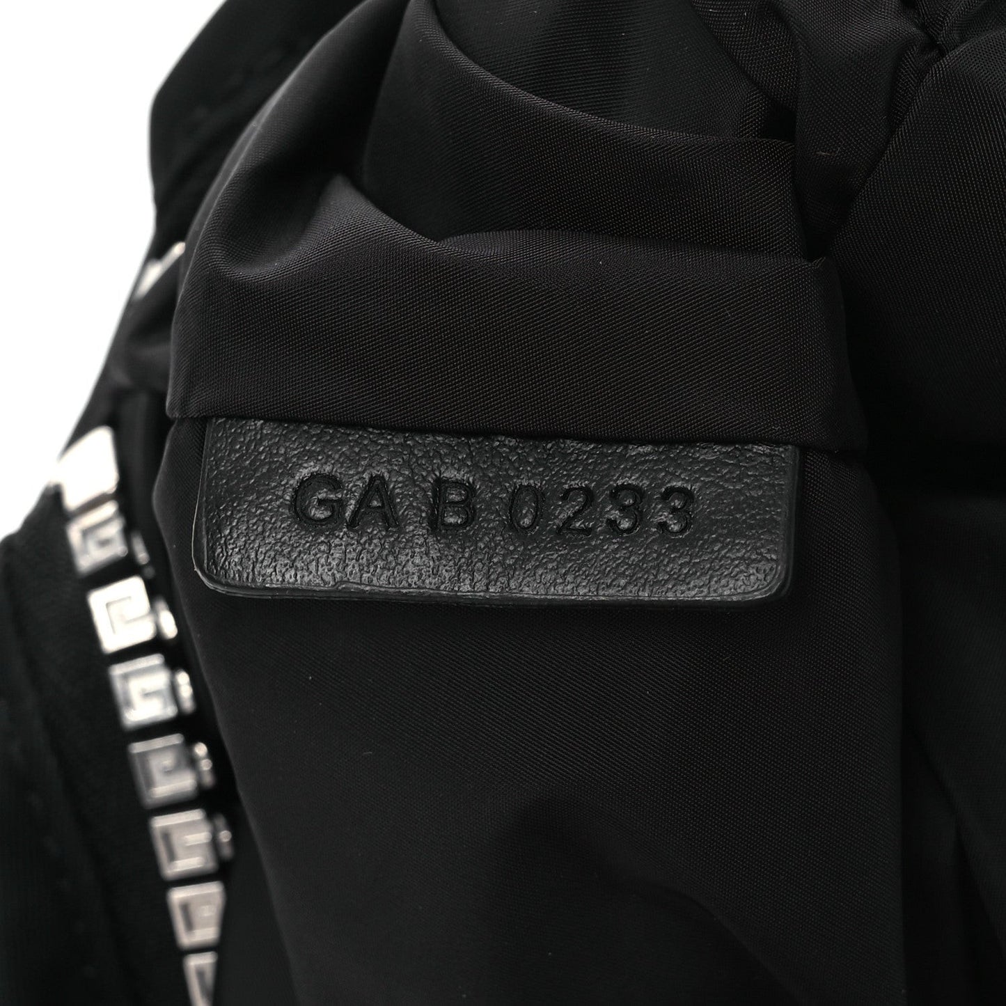 Nylon G-Zip Bum Bag Black