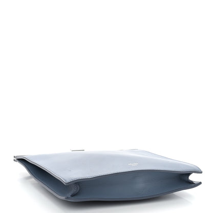 Celine Smooth Calfskin Mini Clasp Bag Medium Blue 4 of 10