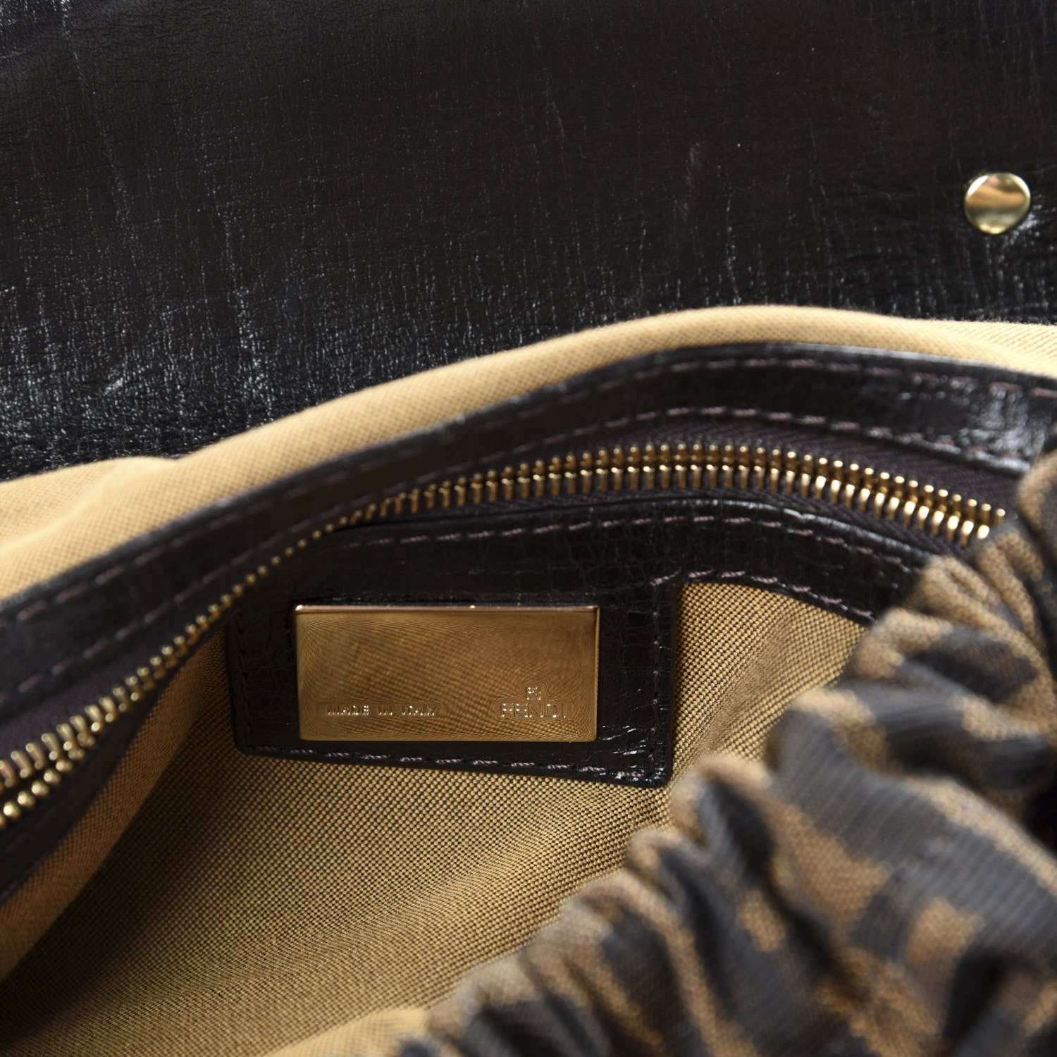 Fendi Zucca Medium Magic Bag Tobacco 8 of 9