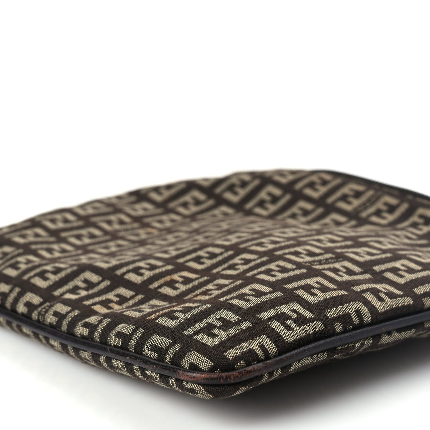 Fendi Zucchino Vitello Crossbody Brown 8 of 8