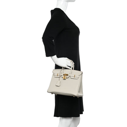 Hermes Togo Birkin 25 Beton 2 of 13