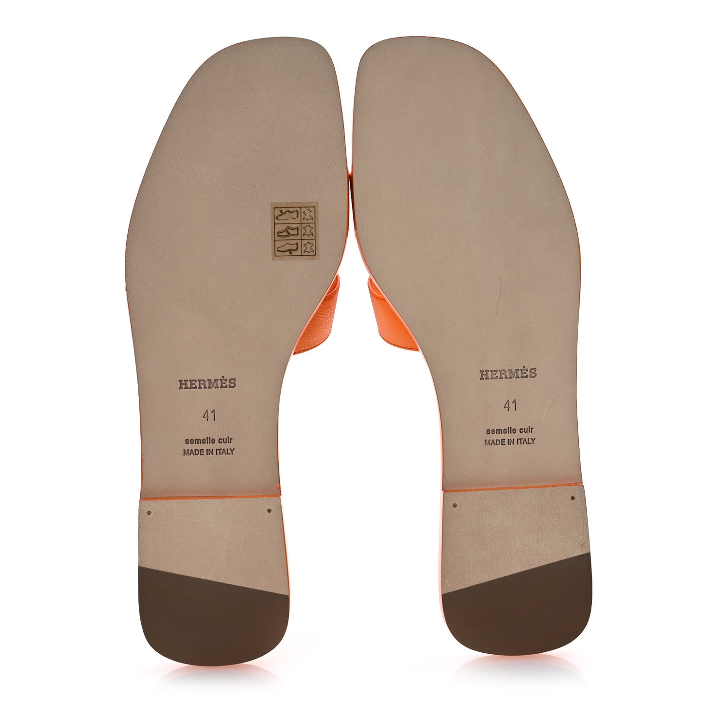 Epsom Oran Sandals 41 Orange Sunset