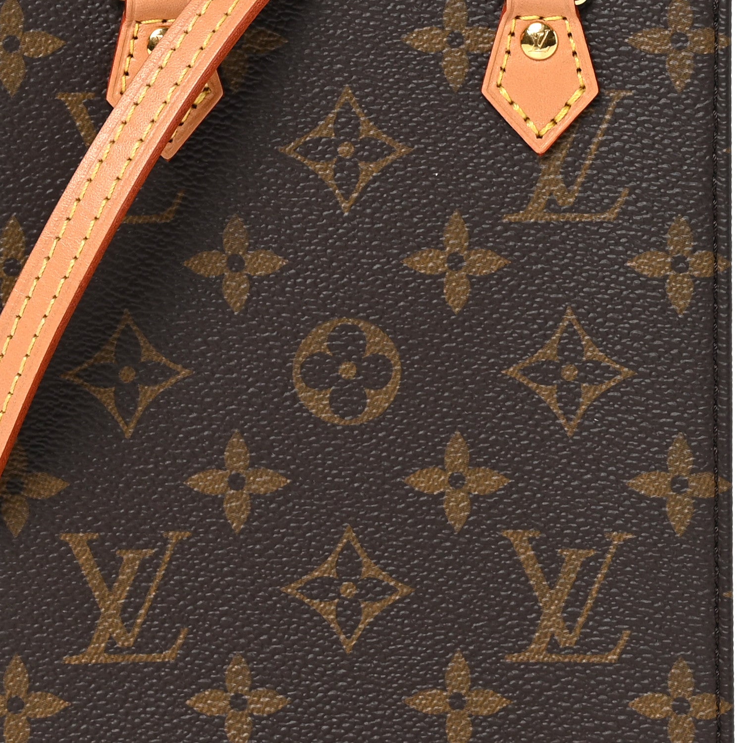 Louis Vuitton Monogram Petit Sac Plat 7 of 10