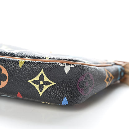 Louis Vuitton Monogram Multicolor Pochette Accessories Black 10 of 12