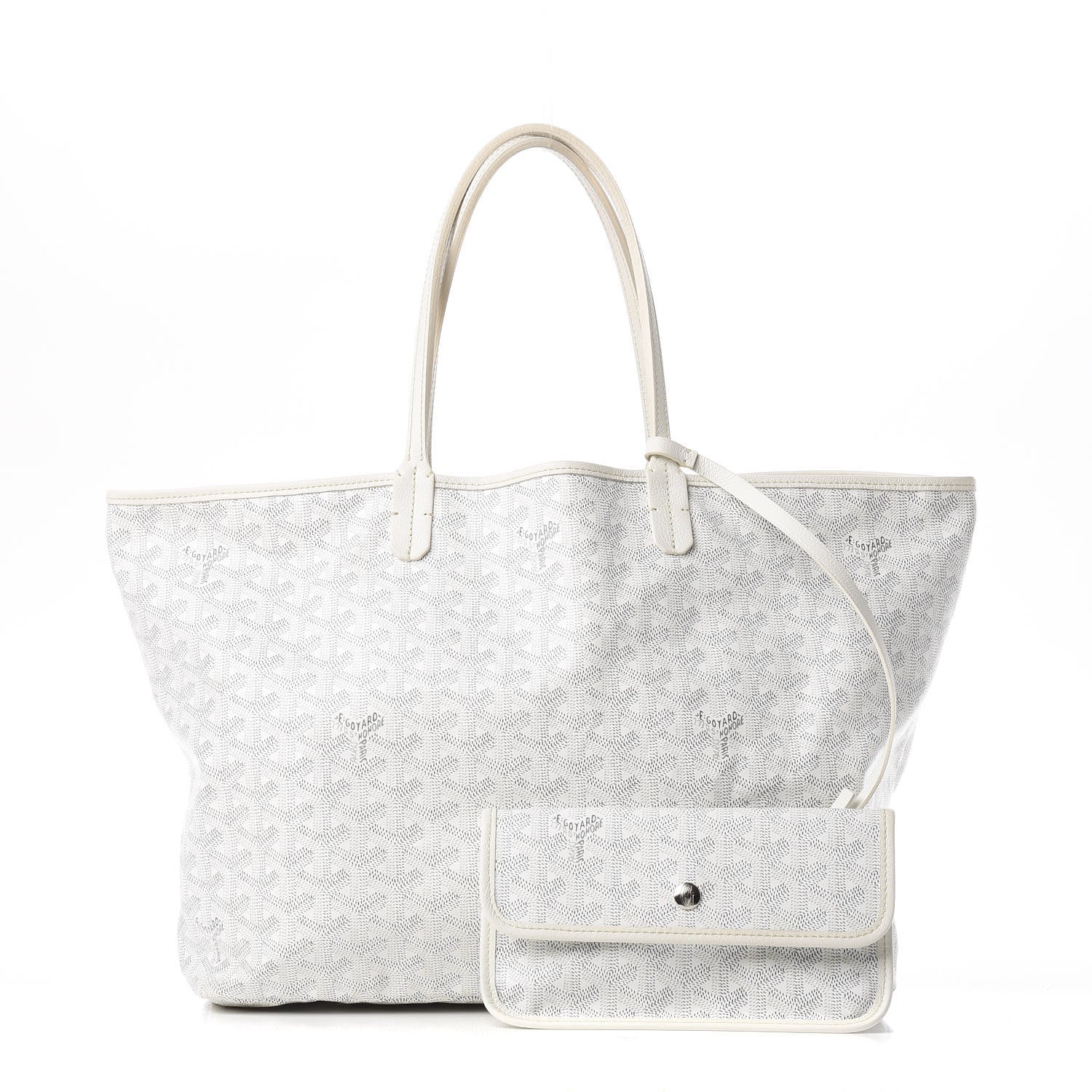 Goyard Goyardine Saint Louis PM White 1 of 16