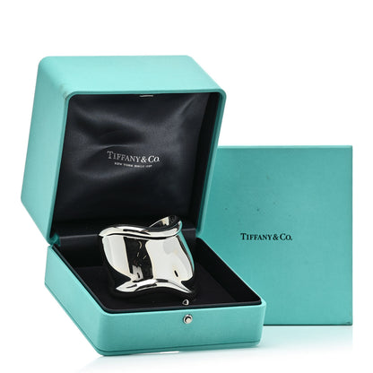Tiffany Sterling Silver Elsa Peretti Medium Left Wrist Bone Cuff Bracelet 4 of 4