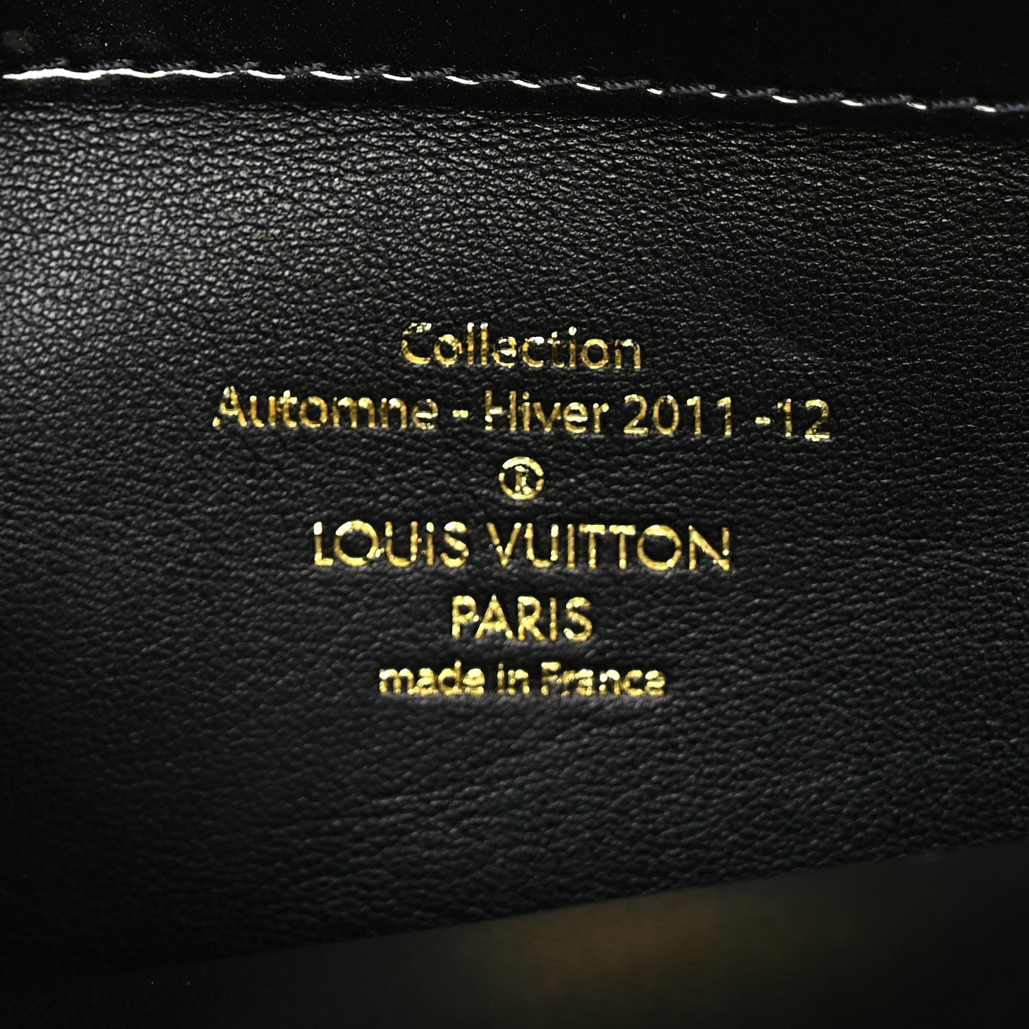 Louis Vuitton Patent Lambskin Fascination Lockit BB Frame Black 5 of 8