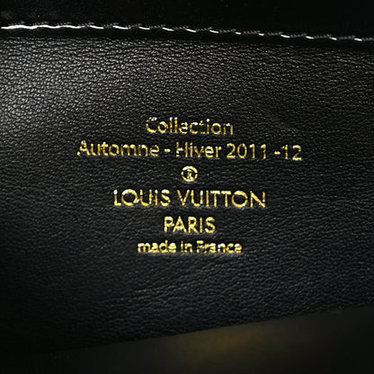 Louis Vuitton Patent Lambskin Fascination Lockit BB Frame Black 5 of 8