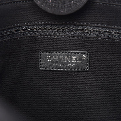 Chanel Lurex Boucle Small Deauville Tote Black 6 of 10