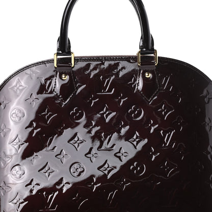 Louis Vuitton Vernis Alma MM Amarante 7 of 10