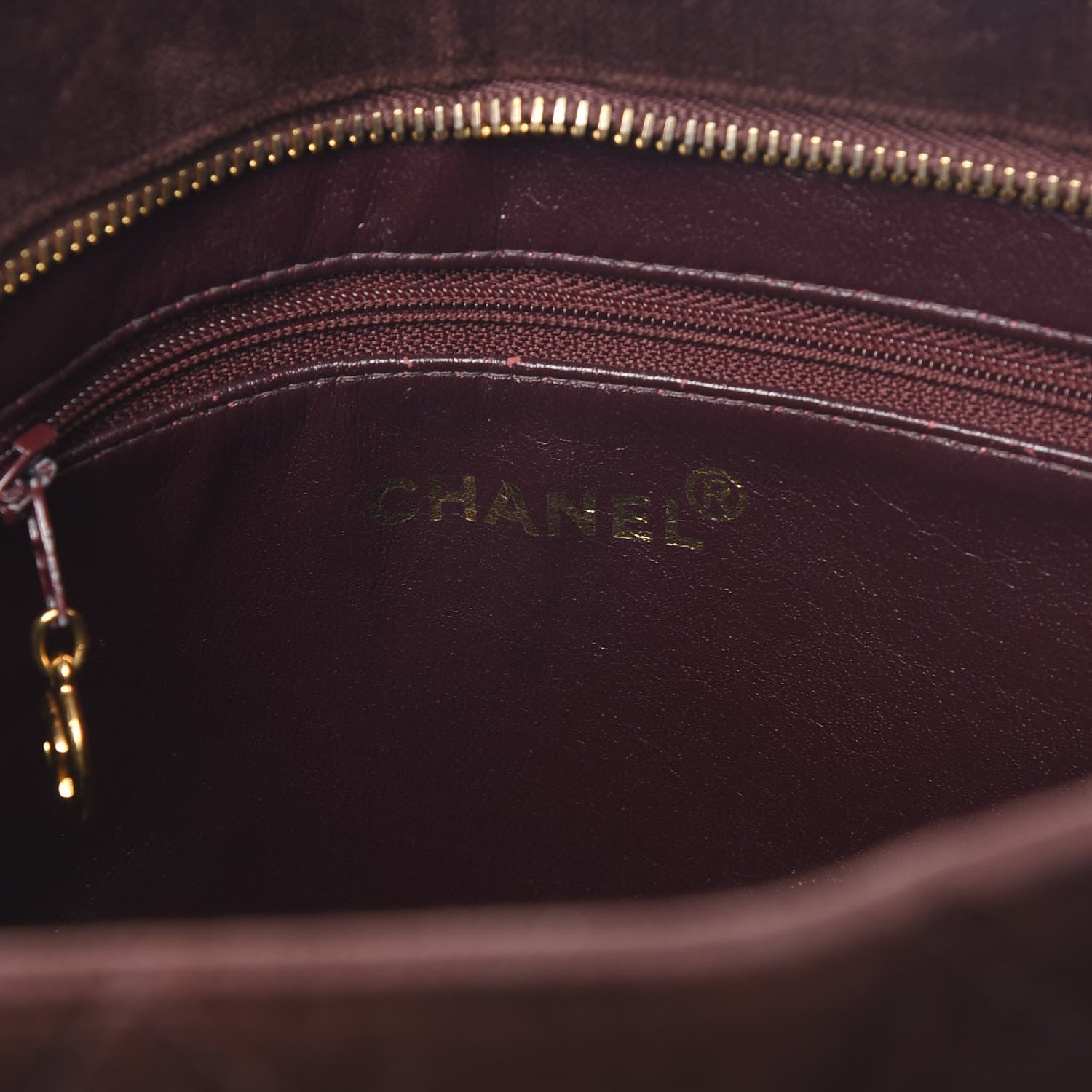 Chanel Velvet Quilted Medallion Tote Brown 5 of 12