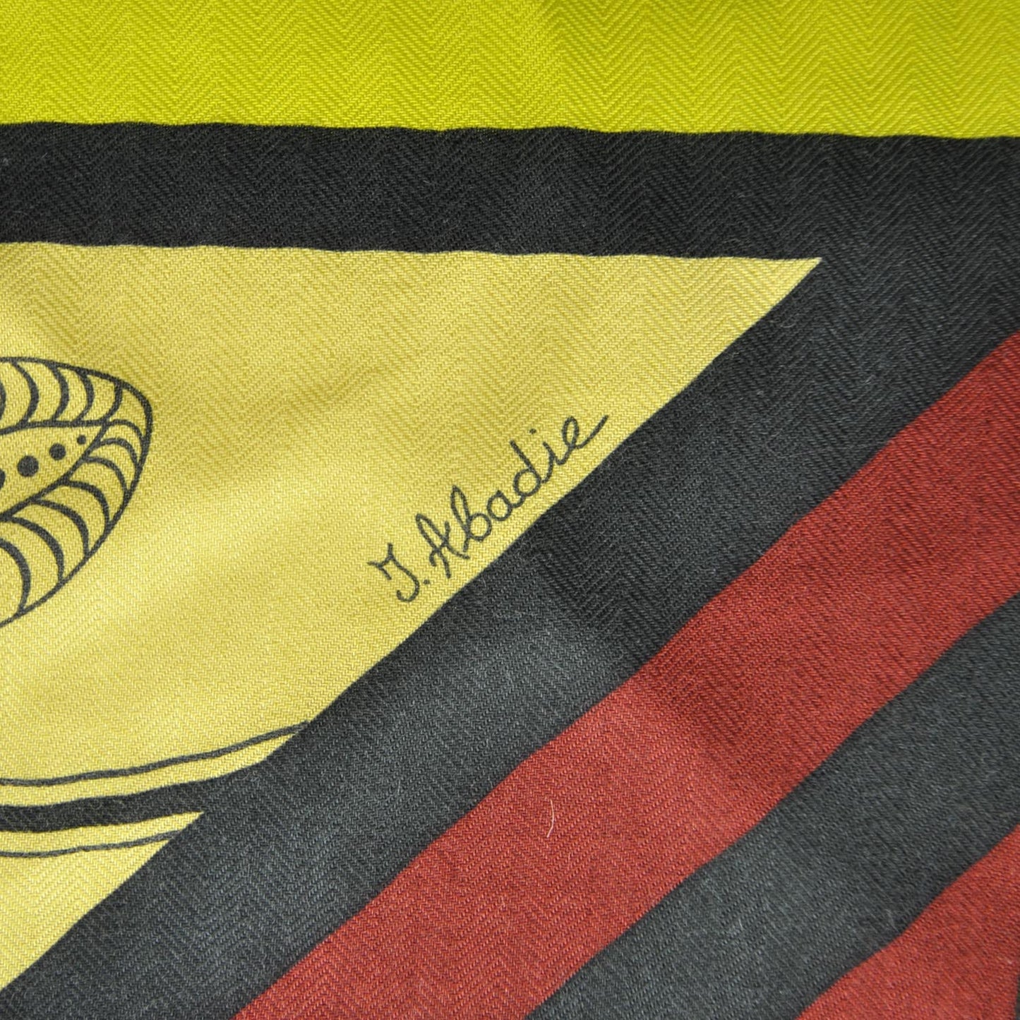 Cashmere Silk Geometrie Cretoise Shawl 140