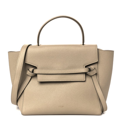 Celine Grained Calfskin Nano Belt Bag Light Taupe 1 of 12