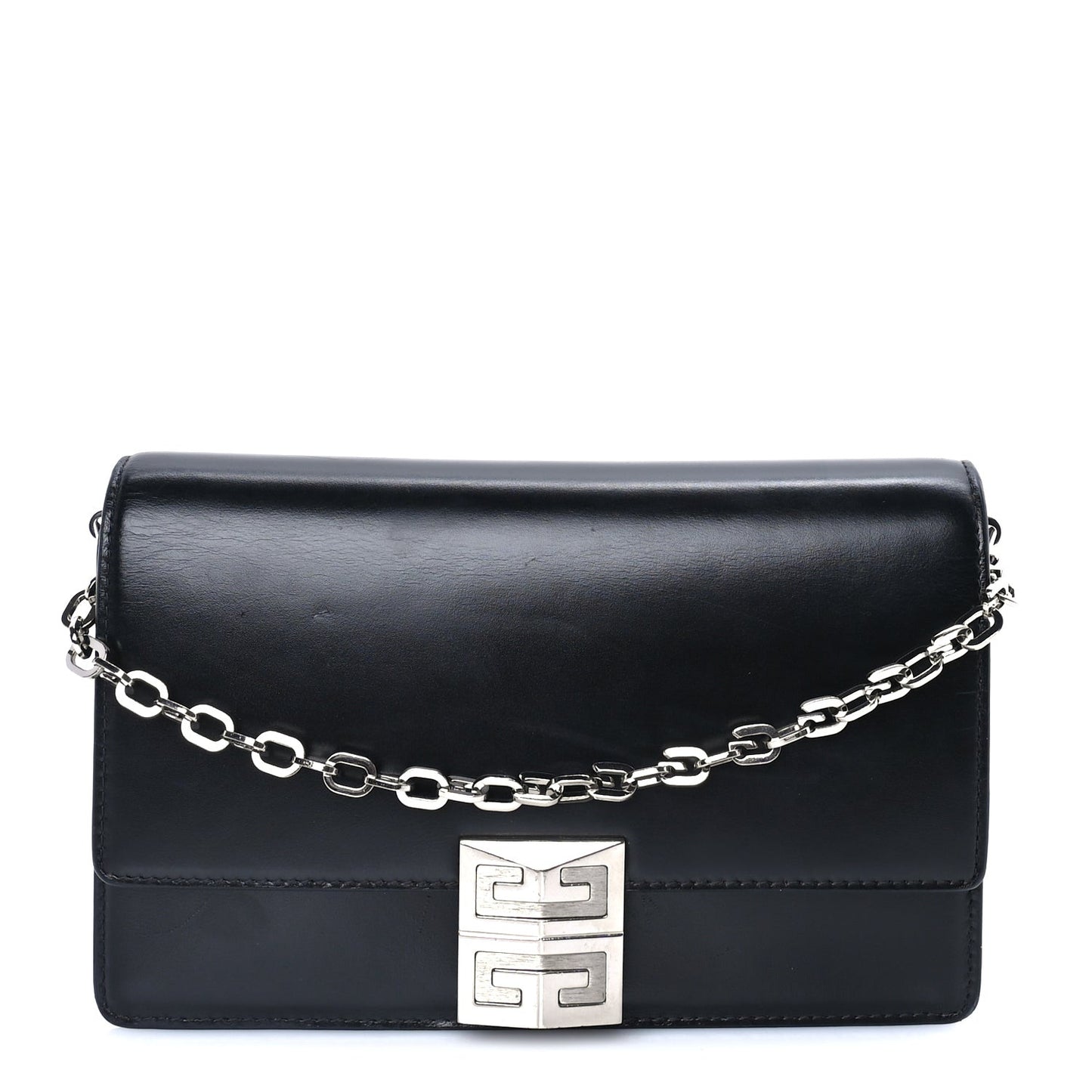 Calfskin Small 4G Chain Shoulder Bag  Black