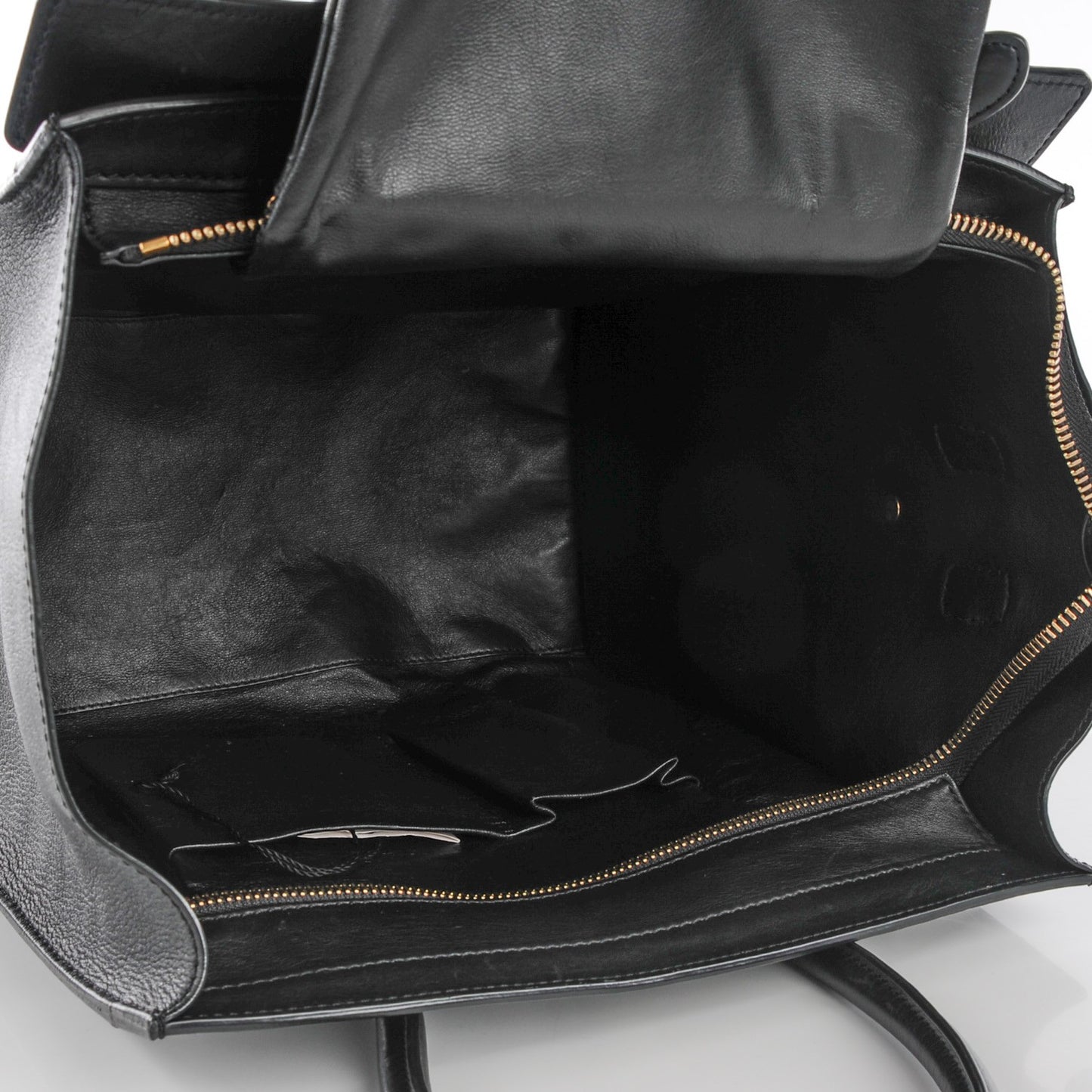 Smooth Calfskin Mini Luggage Black