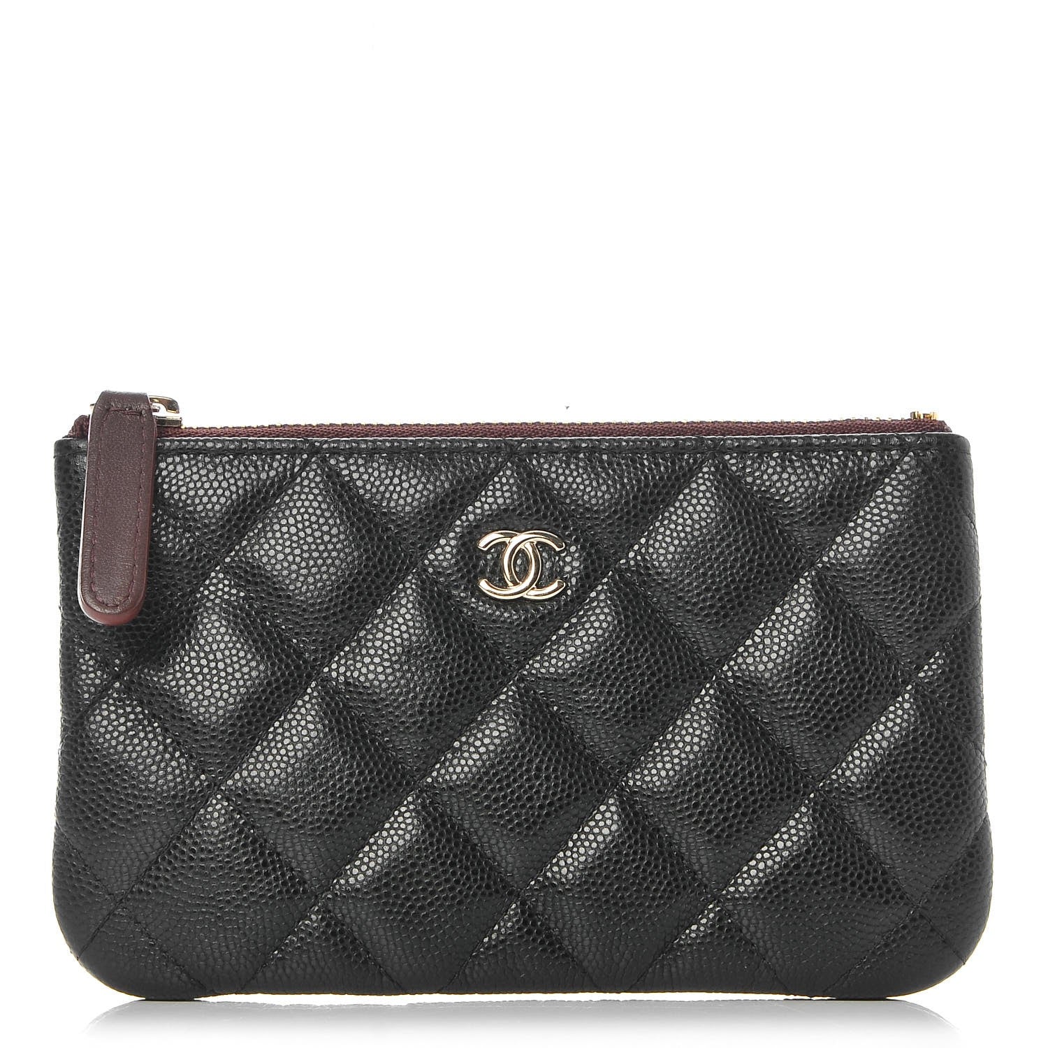 Chanel Caviar Quilted Small Cosmetic Case Black 1 of 7