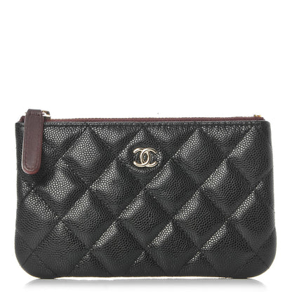 Chanel Caviar Quilted Small Cosmetic Case Black 1 of 7