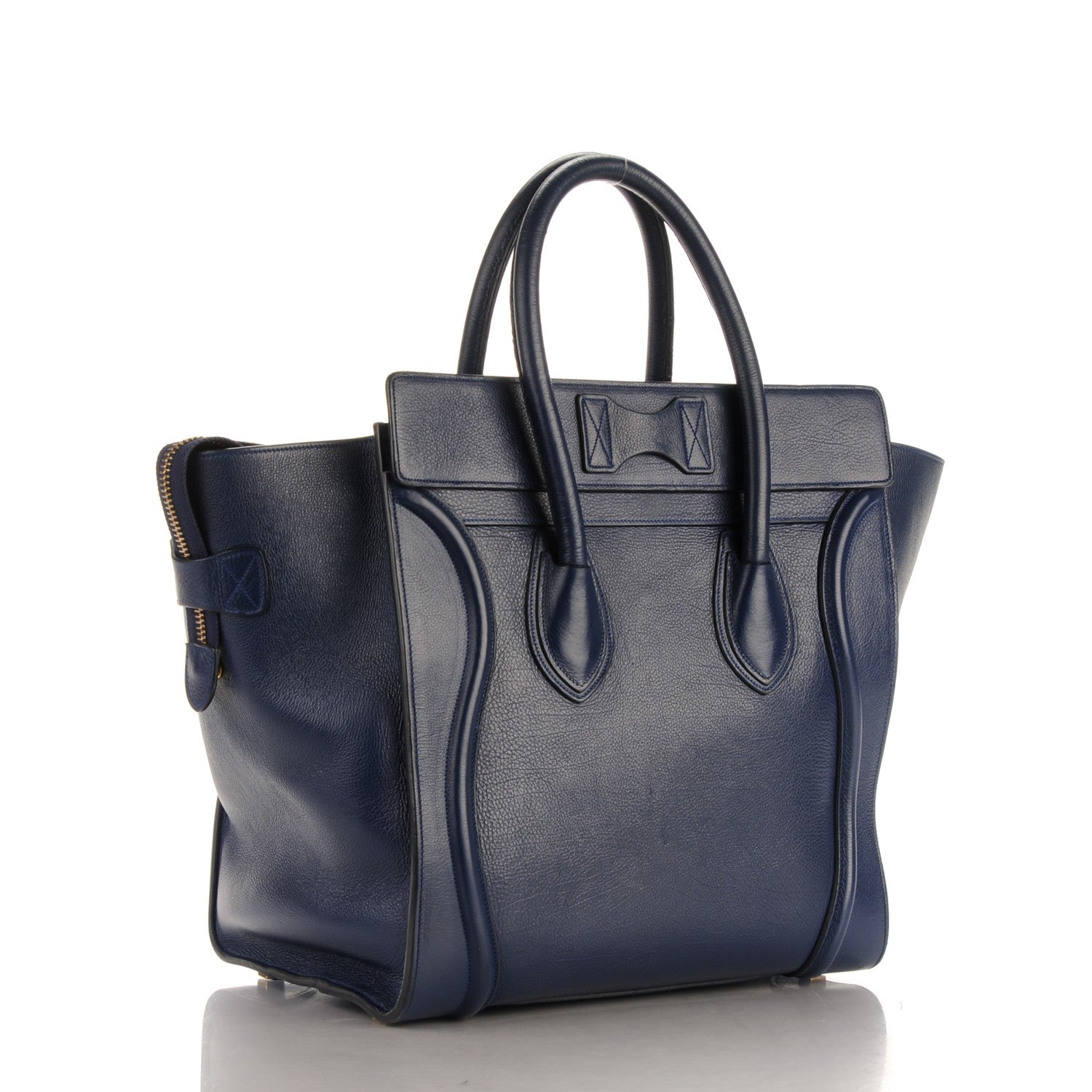 Celine Baby Calfskin Mini Luggage Ink 3 of 10