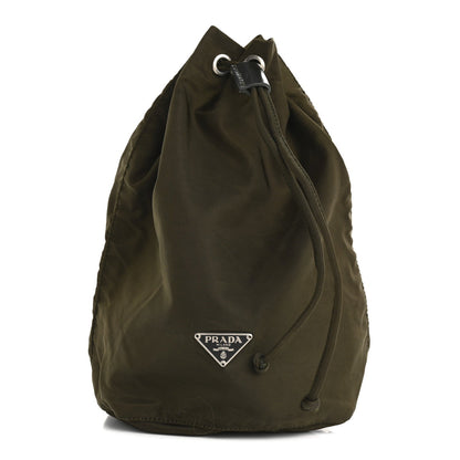 Prada Nylon Vela Drawstring Pouch Bruciato 1 of 7