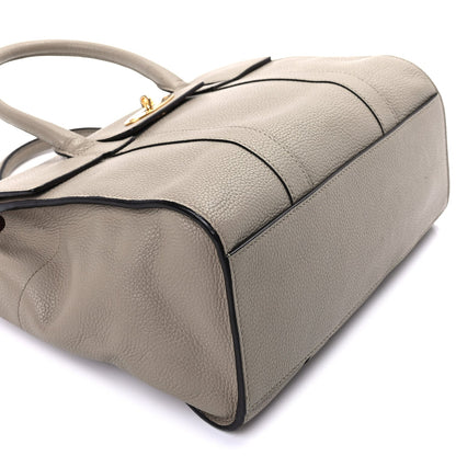 Mulberry Classic Grain Calfskin Small Bayswater  Taupe 7 of 8