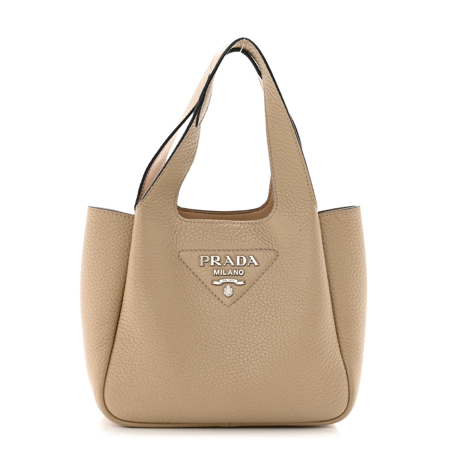 Vitello Daino Soft Mini Dynamique Tote Sabbia