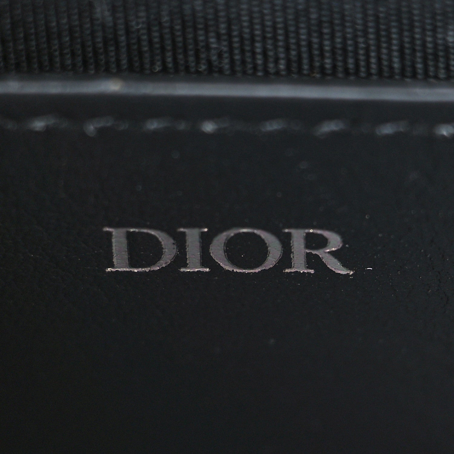 Christian Dior Smooth Calfskin Vertical Pouch Black 5 of 9