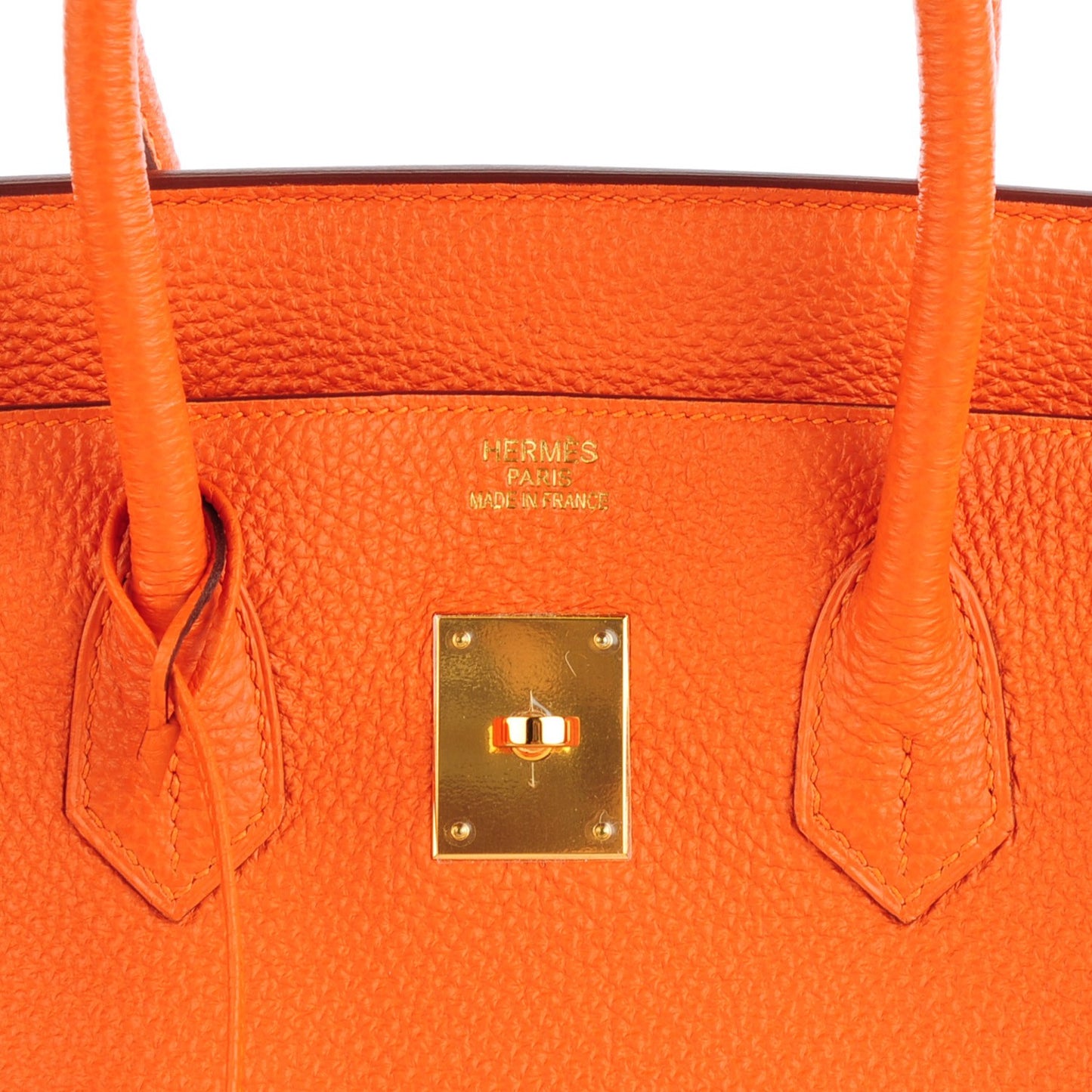 Togo Birkin 35 Orange