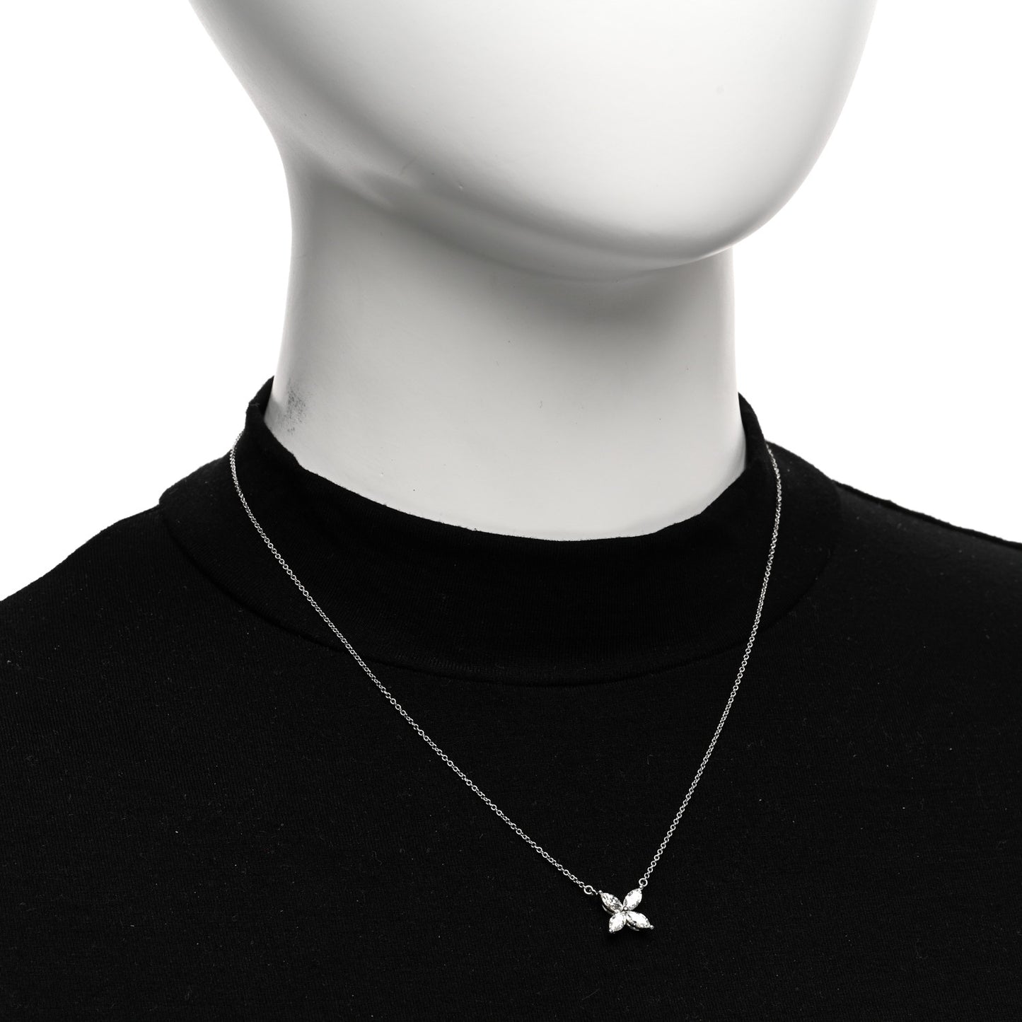 Platinum Diamond Large Victoria Necklace