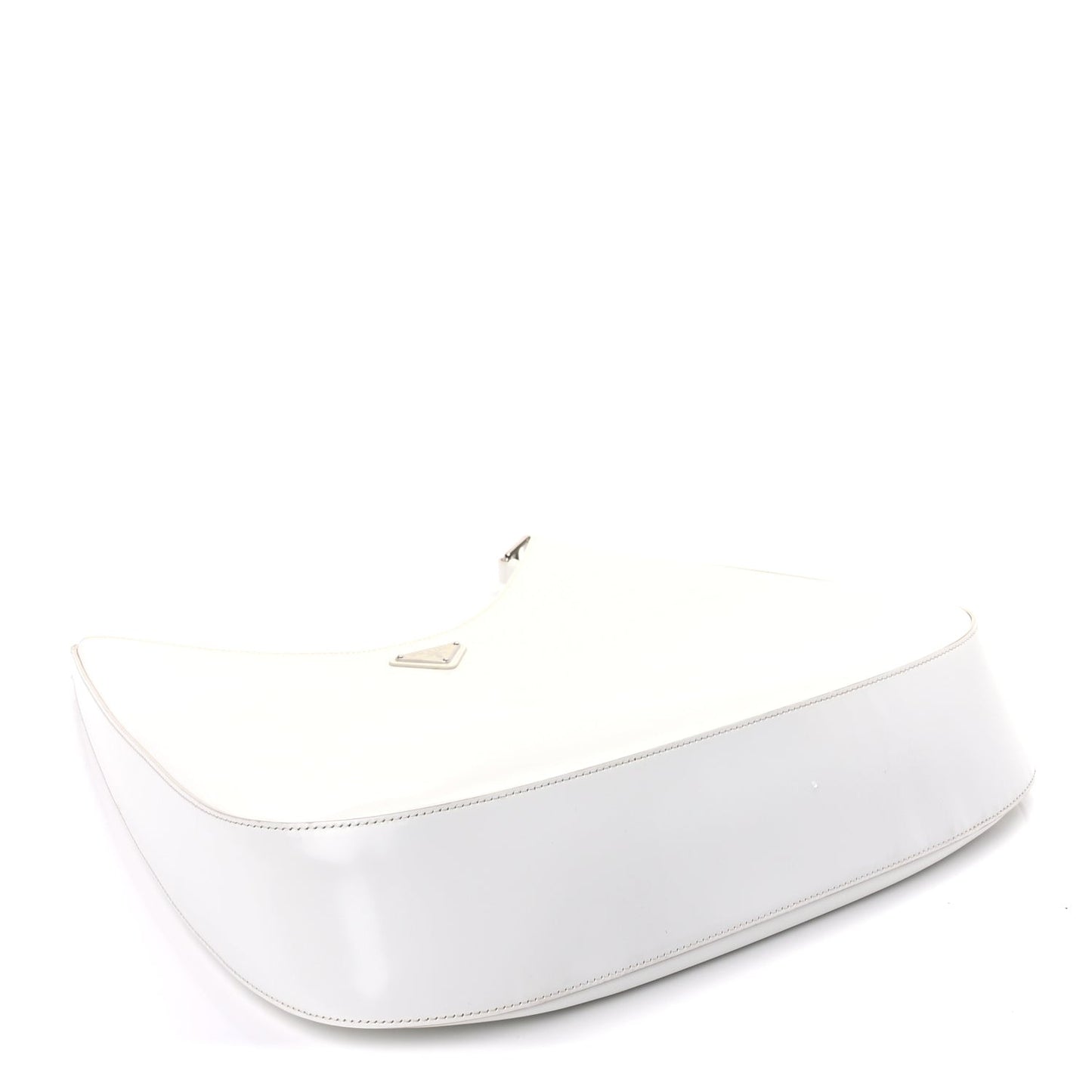 Spazzolato Maxi Cleo Adjustable Strap Shoulder Bag White
