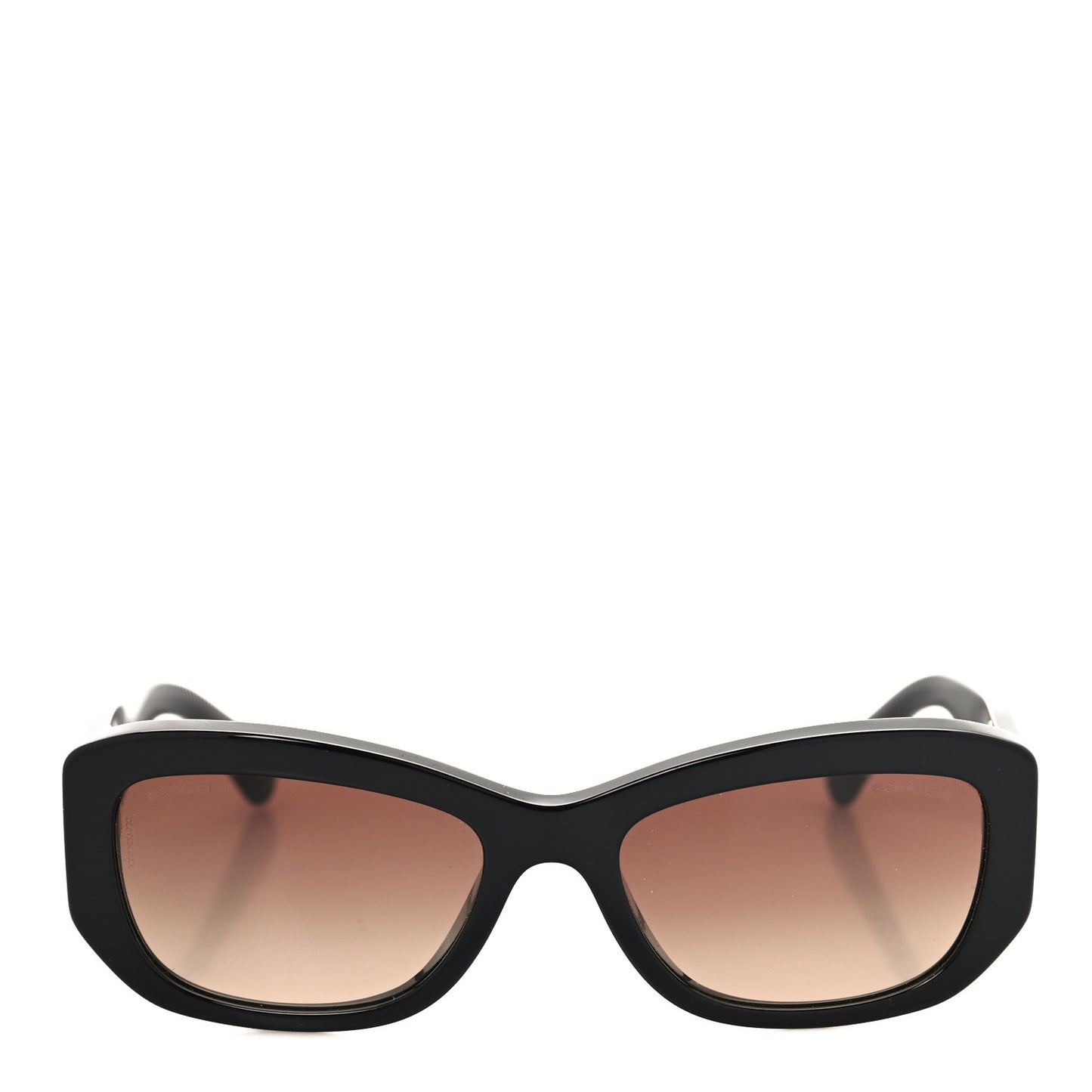 Acetate Rectangle Sunglasses 5493 Black