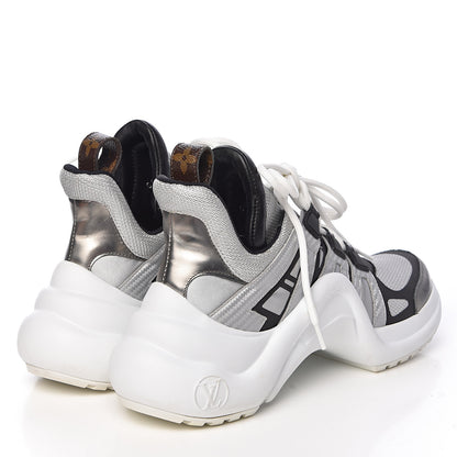 Louis Vuitton Calfskin Technical Nylon LV Archlight Sneaker 36.5 White 4 of 14