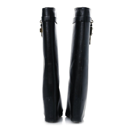 Givenchy Calfskin Shark Lock Pant Boots 38.5 Black 6 of 7