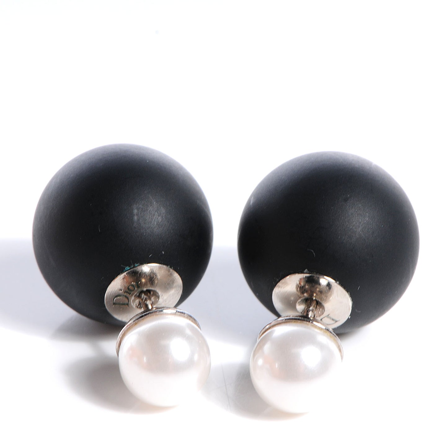 Mise En Dior Tribal Earrings Matte Black