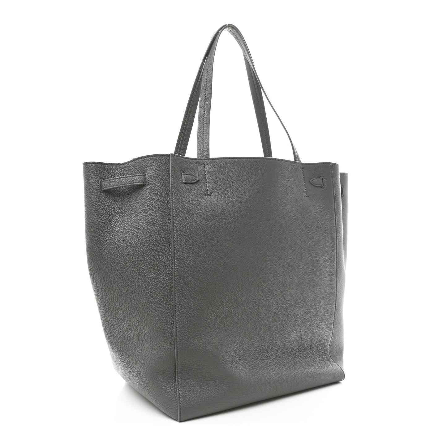 Soft Grained Calfskin Medium Belt Cabas Phantom Grey