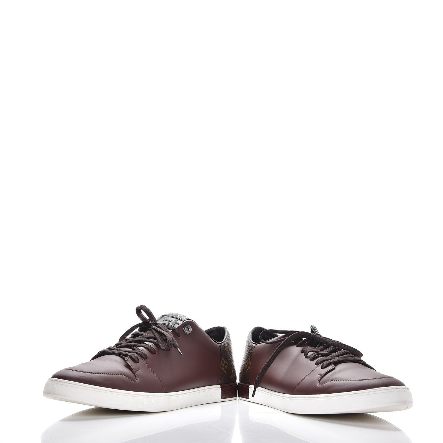 Louis Vuitton Calfskin Monogram Line Up Sneaker 13 Acajou 6 of 12