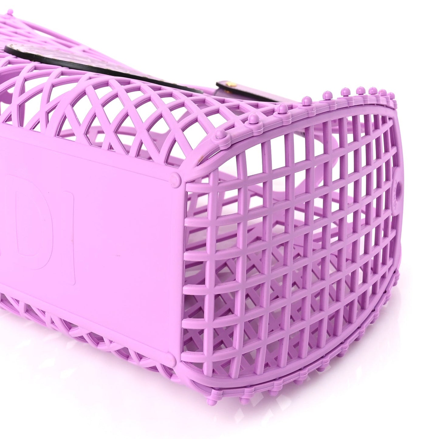 Recycled Plastic Vitello Liberty Matte Medium  Basket Violetta