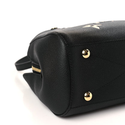 Louis Vuitton Empreinte Monogram Giant Montaigne BB Black Beige 7 of 8