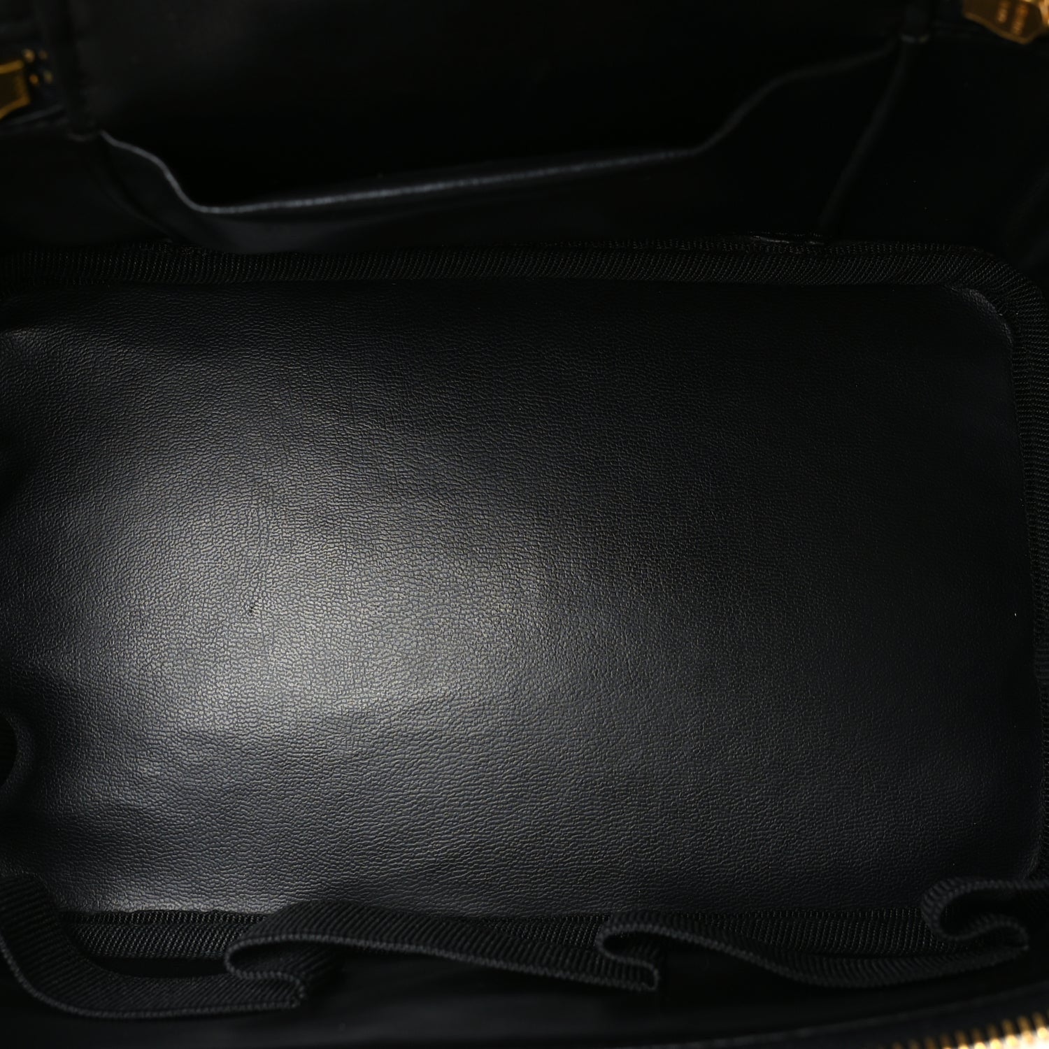Chanel Caviar Vanity Cosmetic Case Black 6 of 8
