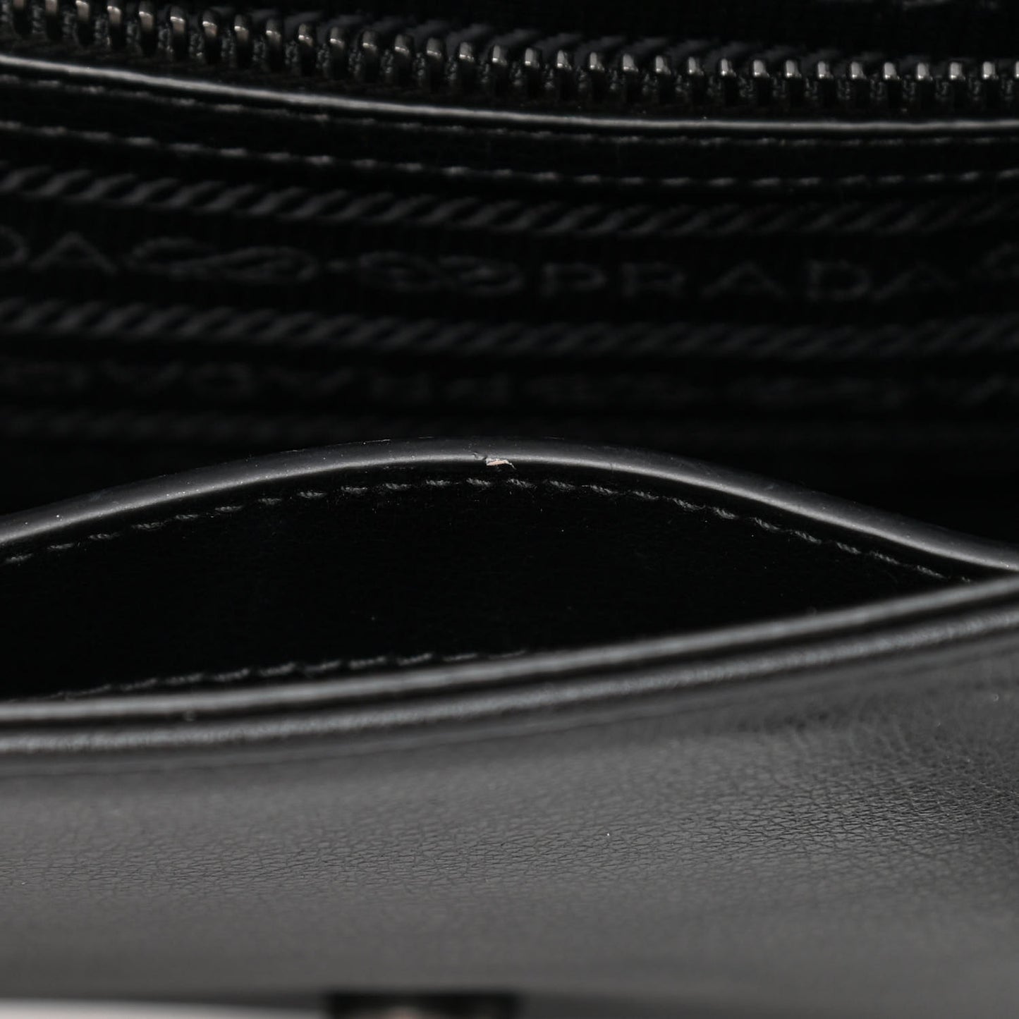 Glace Calfskin Studded Crossbody Black