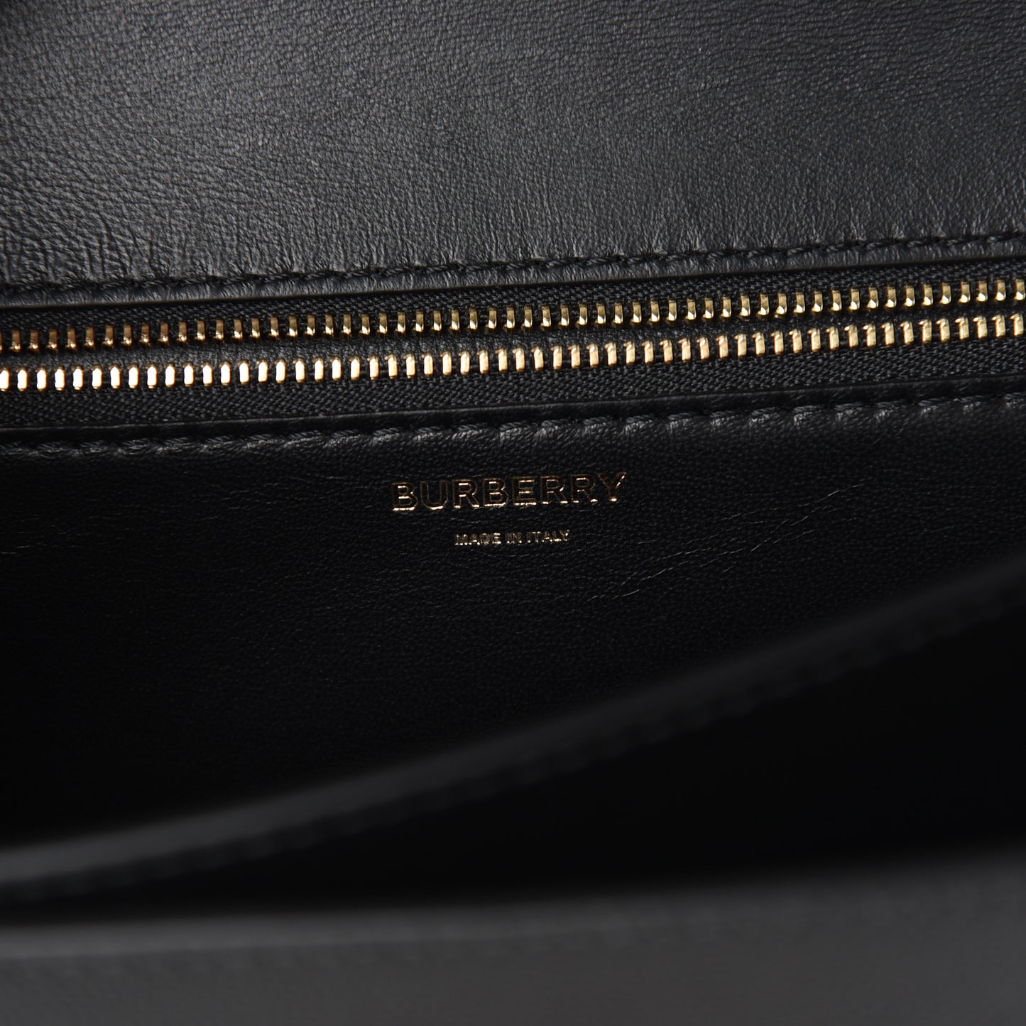 Grained Calfskin Medium TB Bag Black