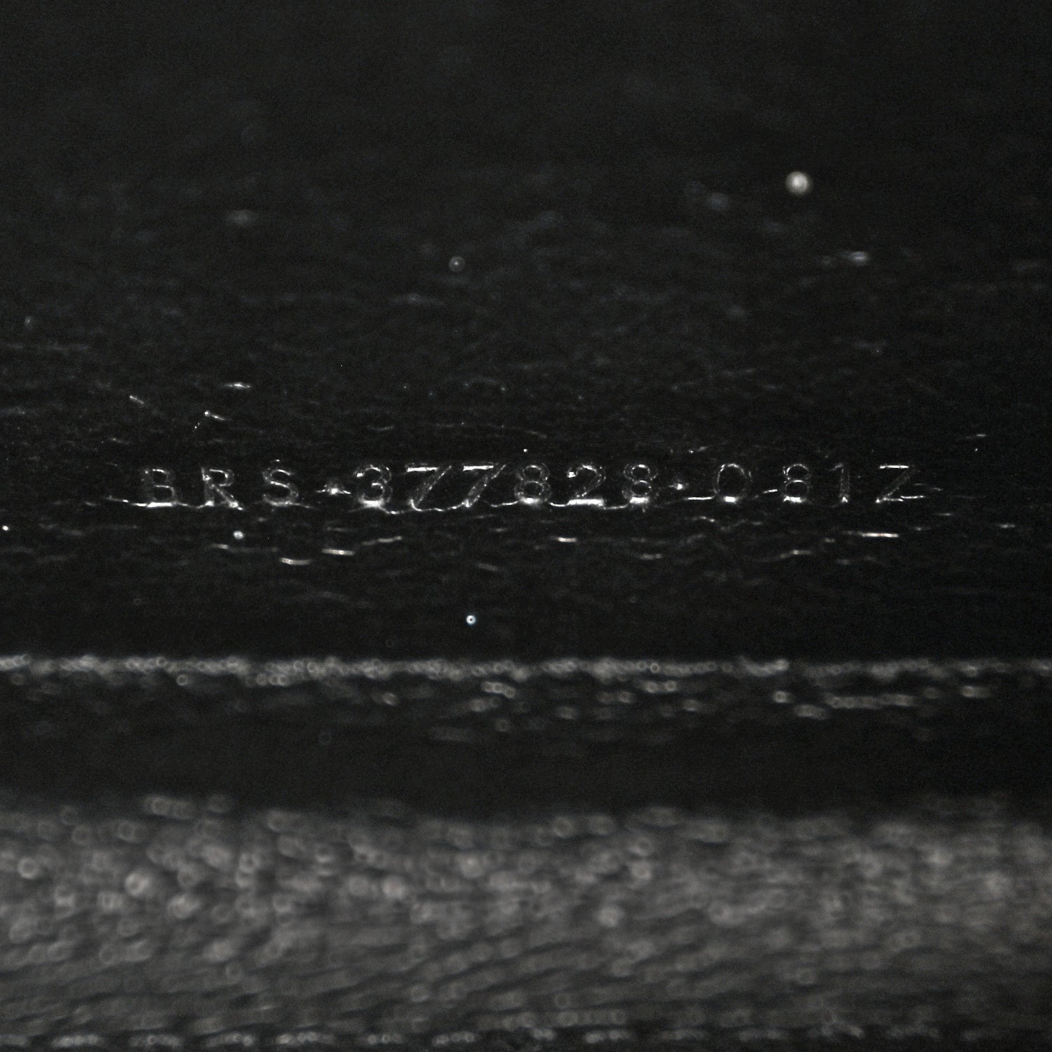 Saint Laurent Grain De Poudre Matelasse Chevron Monogram Chain Wallet Black 7 of 14