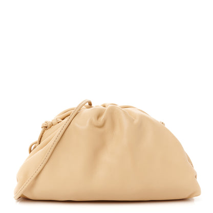 Bottega Veneta Butter Calfskin The Mini Pouch Almond 1 of 11