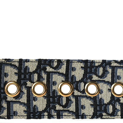Christian Dior Oblique Diorquake Belt 75 Blue Multi 6 of 6