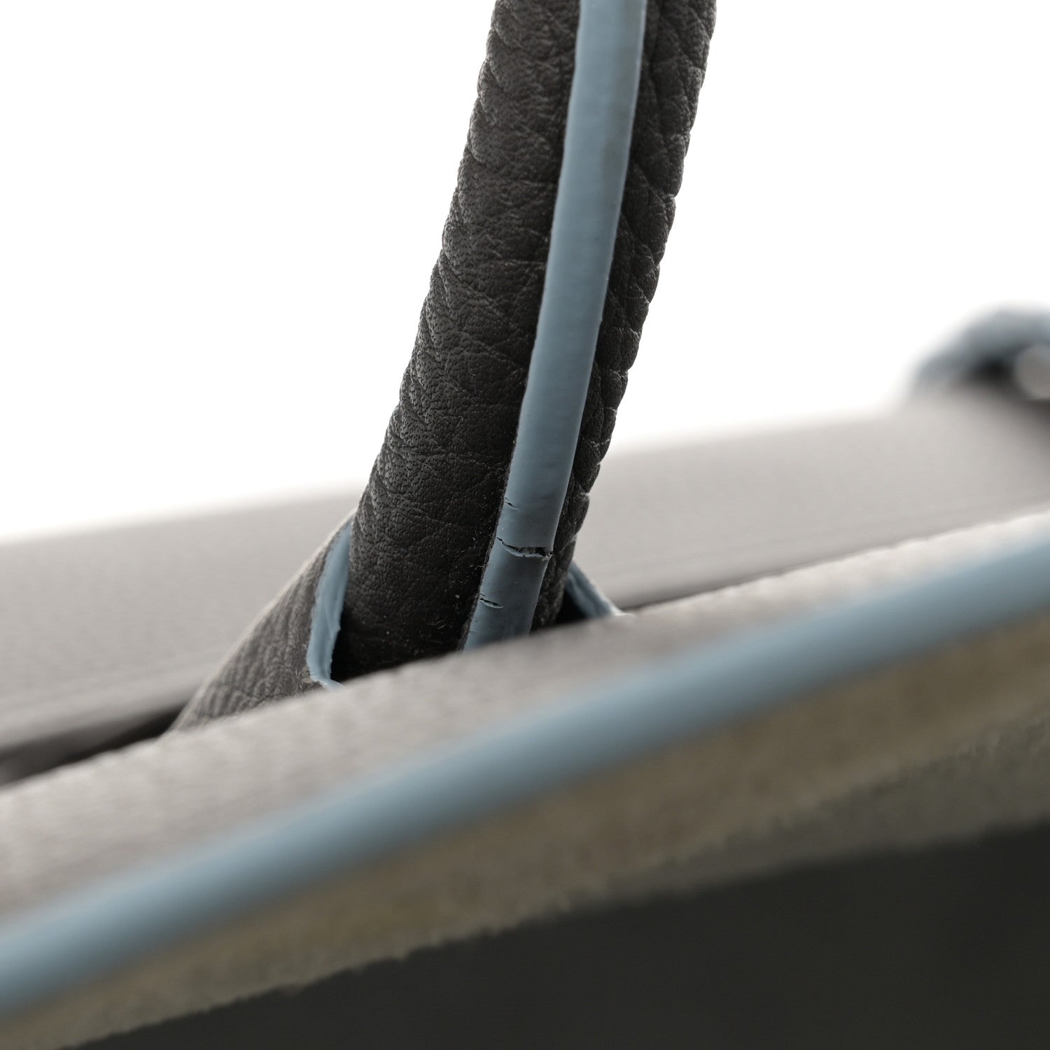 Celine Grained Calfskin Medium Phantom Luggage Grey Blue 14 of 16